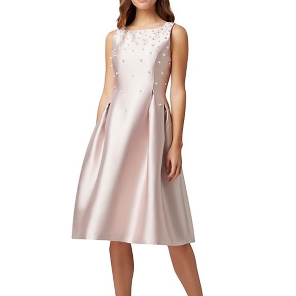 Tahari ASL Pearl Fit & Flare Dress - Picture 1 of 7